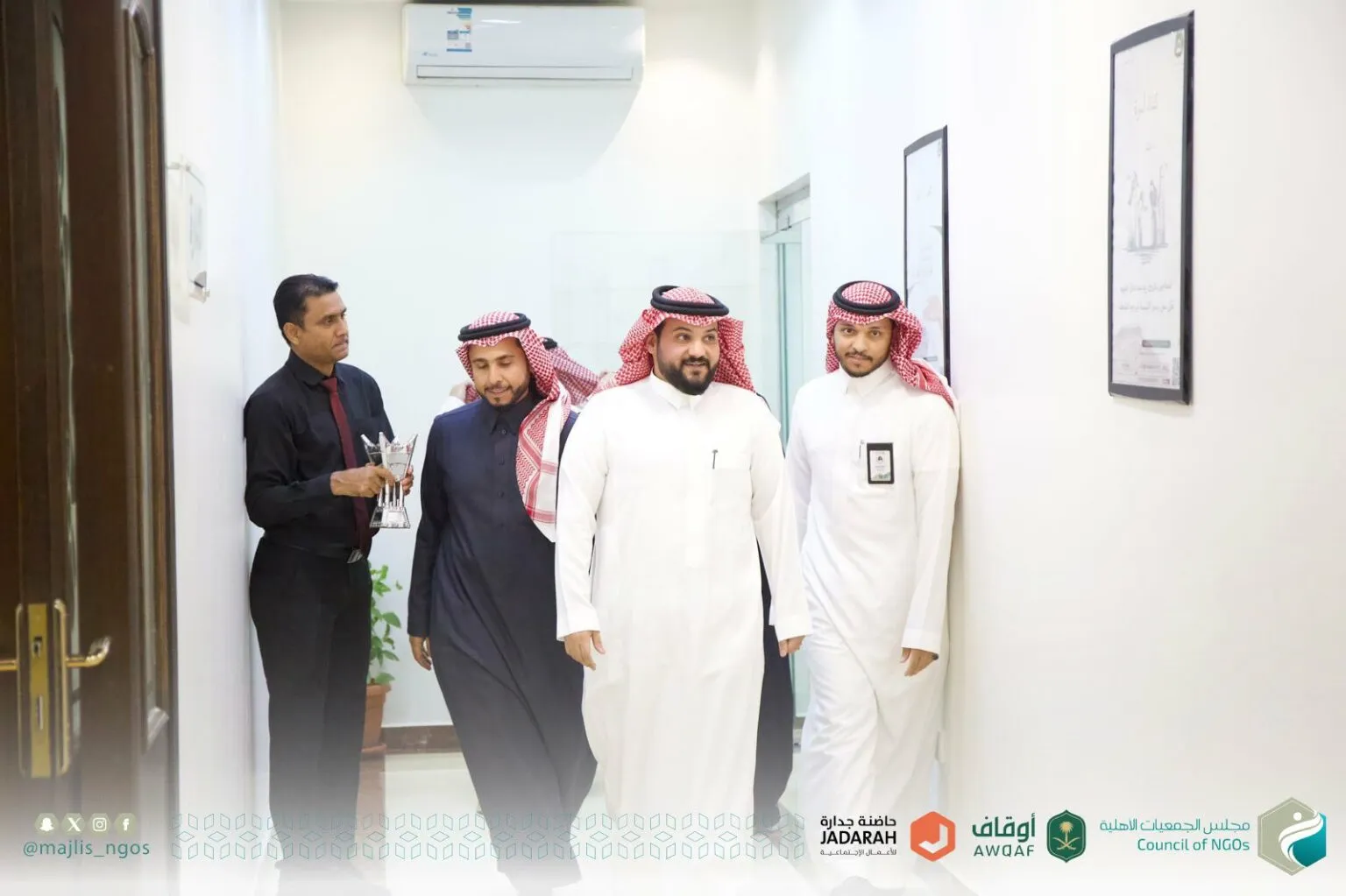 قام الرئيس التنفيذي أ. عبدالمجيد الدهمشي بزيارة لـ #حاضنة_جدارة للأعمال الاجتماعية